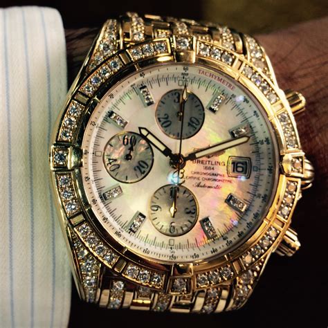 breitling men watch - men's breitling watches with diamonds.